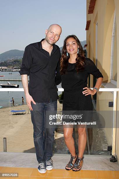 Mark Forster and Rosario Dawson attend day four of the Ischia Global Film And Music Festival on July 15, 2009 in Ischia, Italy.