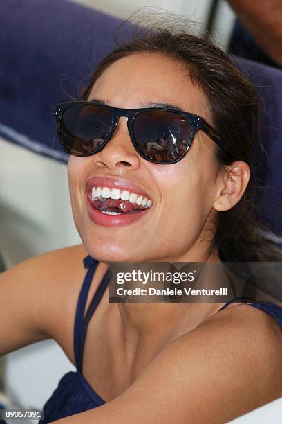 Rosario Dawson attends day five of the Ischia Global Film And Music Festival on July 16, 2009 in Ischia, Italy.