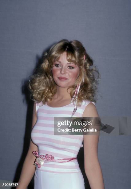 Actress Teri Copley attending the taping of "Bob Hope's Spring Fling" on April 5, 1981 at NBC TV Studios in Burbank, California.