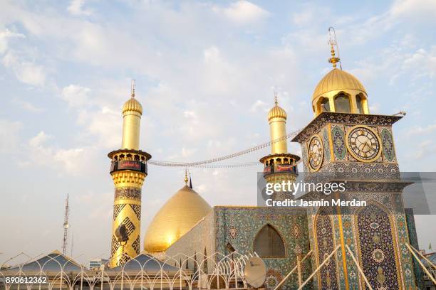 shrine of imam hussain ibn ali, karbala, iraq - ali shrine stock pictures, royalty-free photos & images