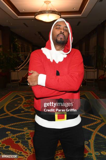 Singer Montell Jordan attends 5th Annual Caroling With Q Parker & Friends at Atlanta Marriott Buckhead on December 11, 2017 in Atlanta, Georgia.