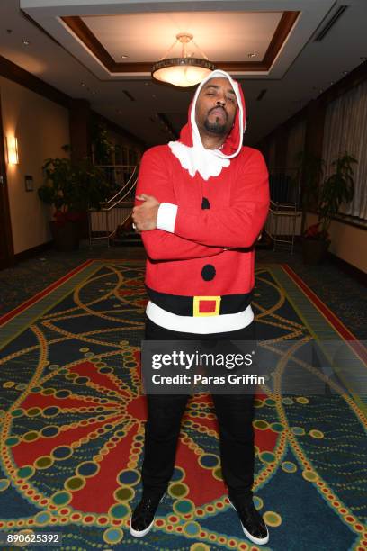 Singer Montell Jordan attends 5th Annual Caroling With Q Parker & Friends at Atlanta Marriott Buckhead on December 11, 2017 in Atlanta, Georgia.