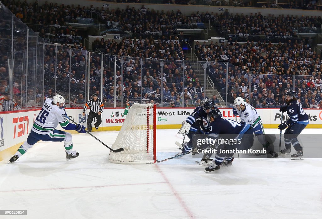 Vancouver Canucks v Winnipeg Jets