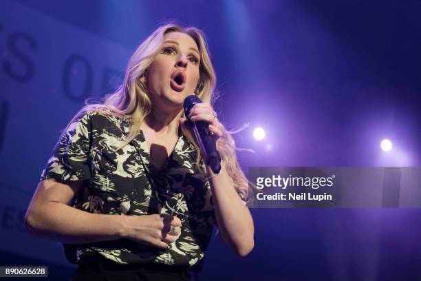 Ellie Goulding performs at the Royal Albert Hall in aid of Streets of London on December 11, 2017 in London, England.