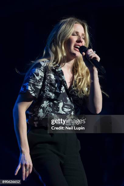 Ellie Goulding performs at the Royal Albert Hall in aid of Streets of London on December 11, 2017 in London, England.