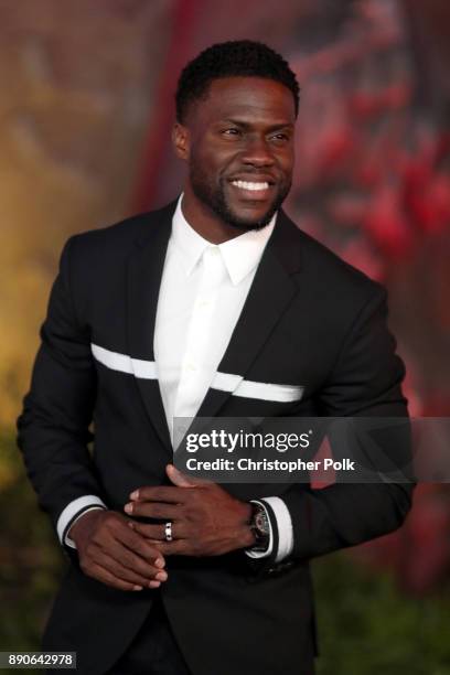 Kevin Hart attends the premiere of Columbia Pictures' "Jumanji: Welcome To The Jungle" on December 11, 2017 in Hollywood, California.