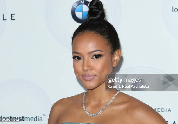 Actress Karrueche Tran attends the 16th annual Unforgettable Gala at The Beverly Hilton Hotel on December 9, 2017 in Beverly Hills, California.