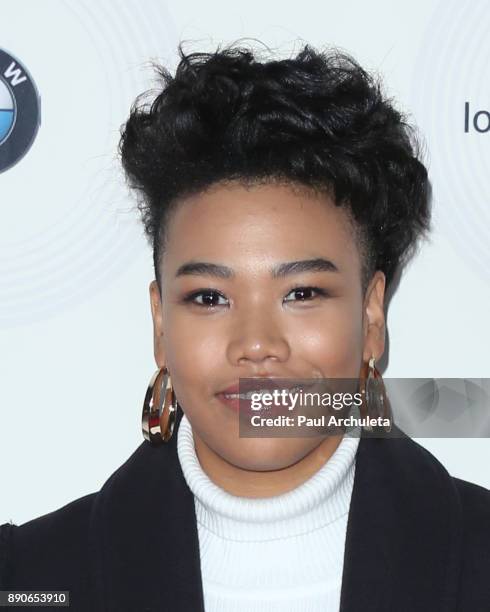 Singer Michelle Lee attends the 16th annual Unforgettable Gala at The Beverly Hilton Hotel on December 9, 2017 in Beverly Hills, California.