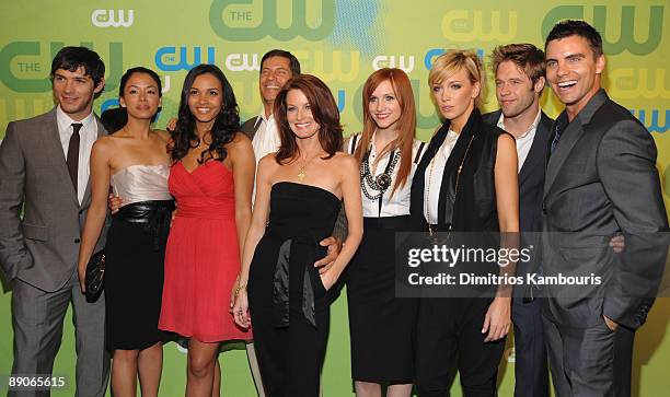 Actors Michael Rady, Stephanie Jacobsen, Jessica Lucas, Thomas Calabro, Laura Leighton, Ashlee Simpson-Wentz, Katie Cassidy, Shaun Sipos and Colin...