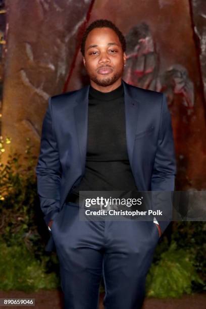 Leon Thomas III attends the premiere of Columbia Pictures' "Jumanji: Welcome To The Jungle" on December 11, 2017 in Hollywood, California.