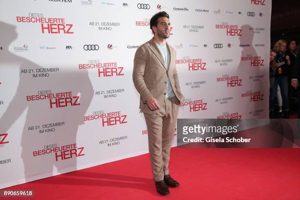Elyas M'Barek during the 'Dieses bescheuerte Herz' premiere at Mathaeser Filmpalast on December 11, 2017 in Munich, Germany.
