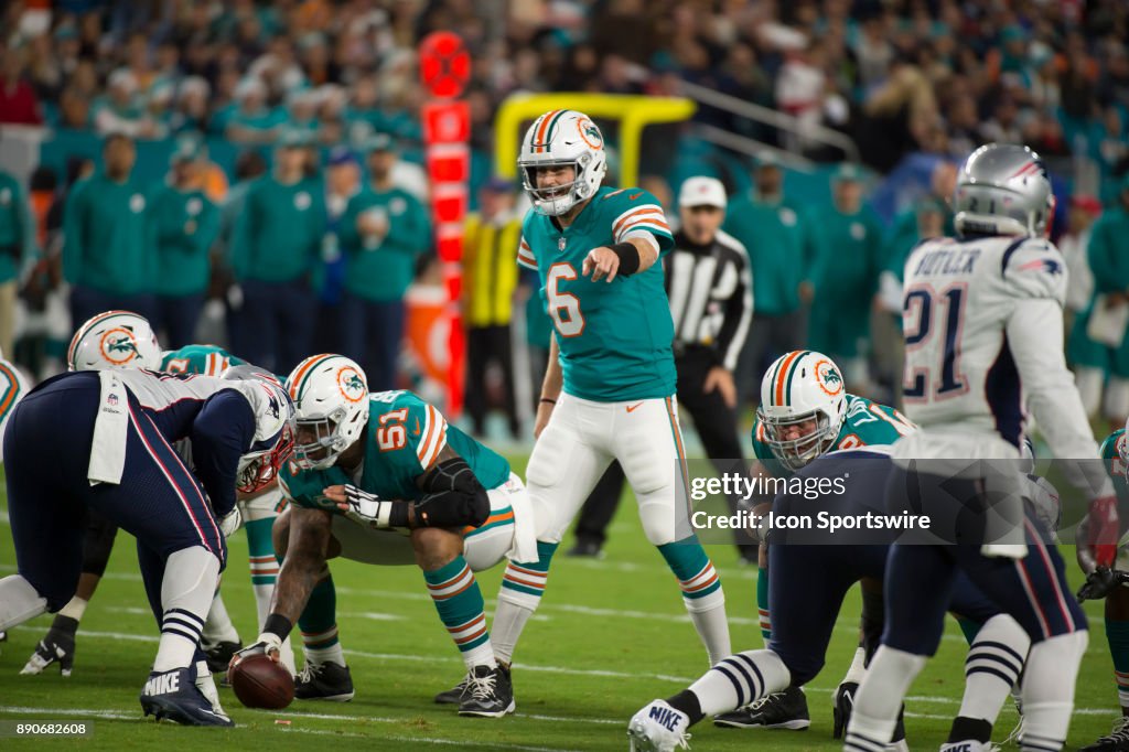 NFL: DEC 11 Patriots at Dolphins