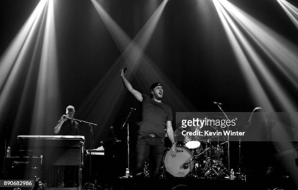 Singer Luke Bryan performs onstage for Citi Sound Vault at The Belasco Theater on December 11, 2017 in Los Angeles, California.