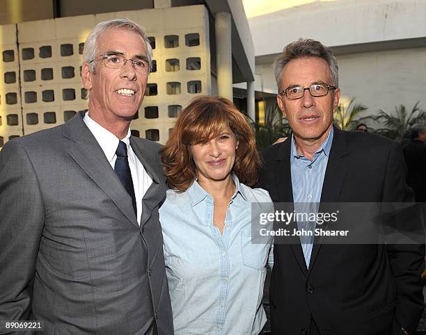 Producer Steven Reuther, Sony Pictures Entertainment Co-Chairman Amy Pascal, and producer Tom Rosenberg arrive at the premiere of Columbia Pictures'...