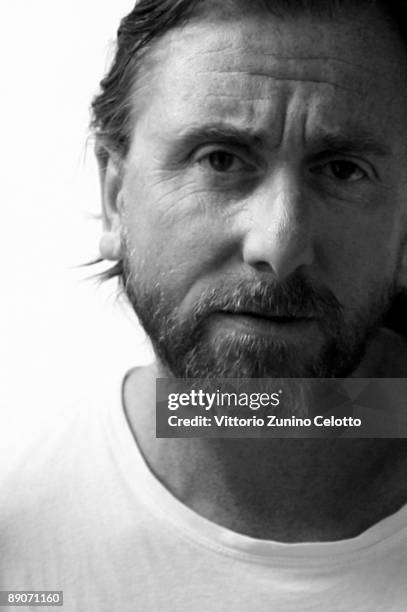 Actor Tim Roth poses in the cloister of San Francesco Convent during the Giffoni Film Festival on July 19, 2008 in Giffoni, Italy.