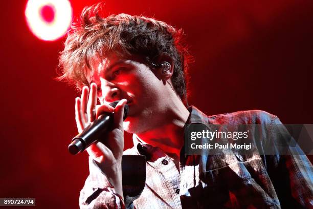 Charlie Puth performs at the Hot 99.5 iHeartRadio Jingle Ball 2017 at Capital One Arena on December 11, 2017 in Washington, DC.