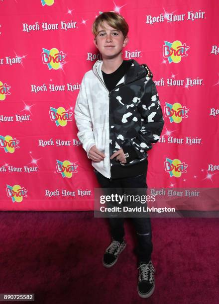 InfluencerÊ Jack Schwartz attends social media influencer Annie LeBlanc's 13th birthday party at Calamigos Beach Club on December 9, 2017 in Malibu,...