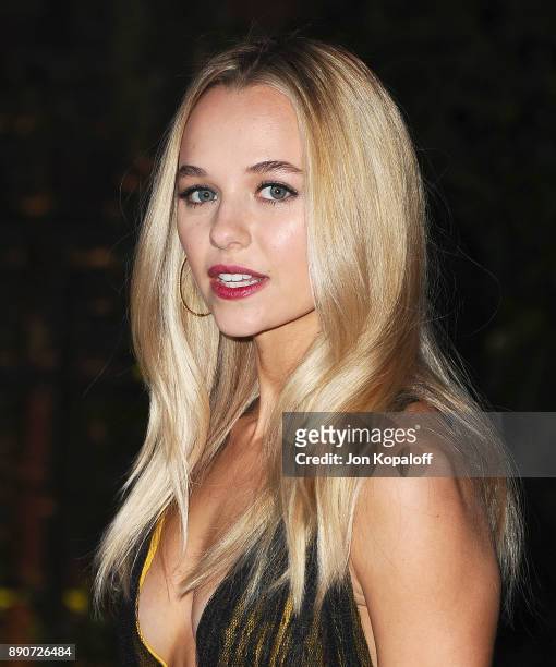 Actress Madison Iseman attends the Los Angeles Premiere "Jumanji: Welcome To The Jungle" at the TCL Chinese Theatre on December 11, 2017 in...