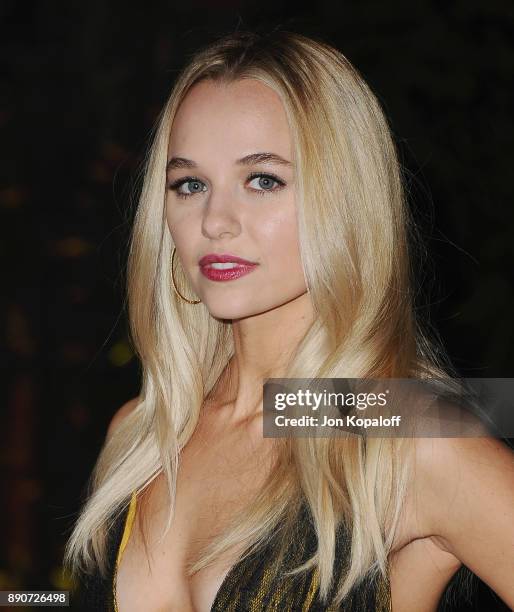 Actress Madison Iseman attends the Los Angeles Premiere "Jumanji: Welcome To The Jungle" at the TCL Chinese Theatre on December 11, 2017 in...