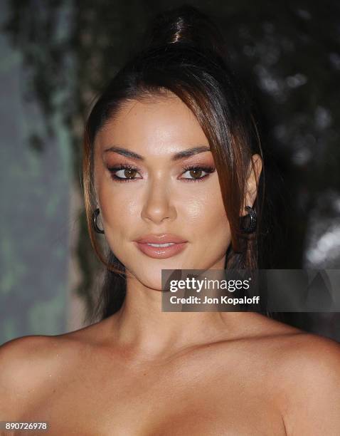 Arianny Celeste attends the Los Angeles Premiere "Jumanji: Welcome To The Jungle" at the TCL Chinese Theatre on December 11, 2017 in Hollywood,...