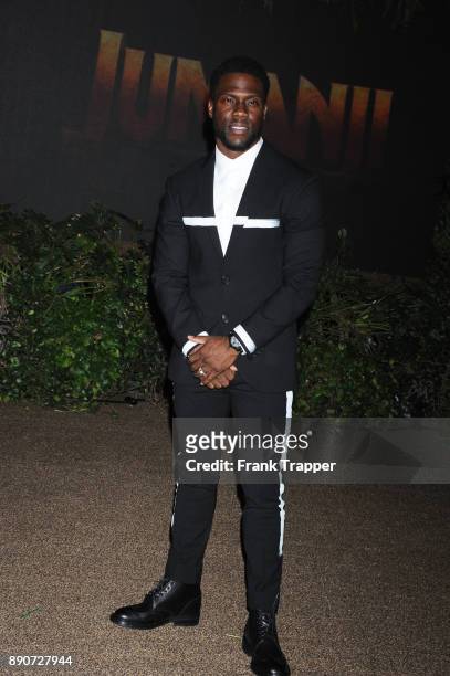 Actor Kevin Hart attends the premiere of Columbia Pictures' "Jumanji: Welcome To The Jungle" held at the TCL Chinese Theater on December 11, 2017 in...