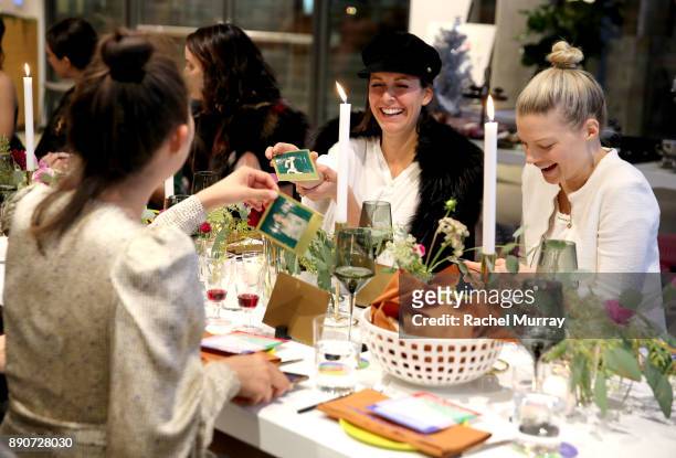 Guests attend the Domino Outpost + CB2 Influencer Dinner at Fred Segal on December 11, 2017 in Los Angeles, California.