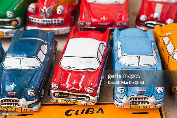colourful models of old american cars - child nn model stock pictures, royalty-free photos & images