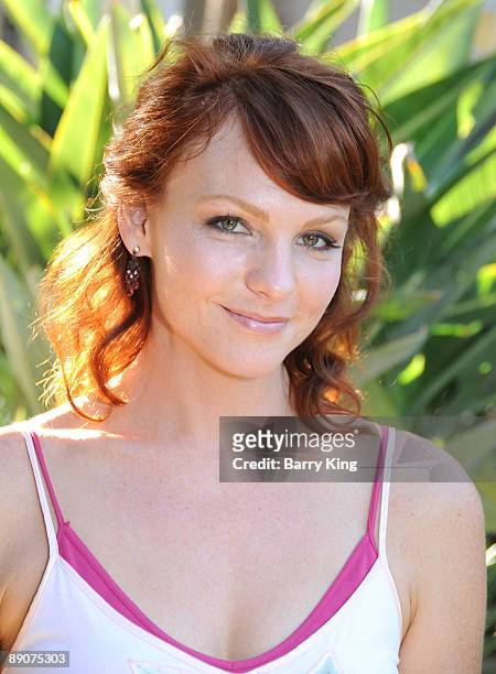 Actress Anne Marie Leighton attends the 9th Annual Hollywood Bowl and Venice Magazine's Pre-Concert Picnic held at the Hollywood Bowl on July 16,...