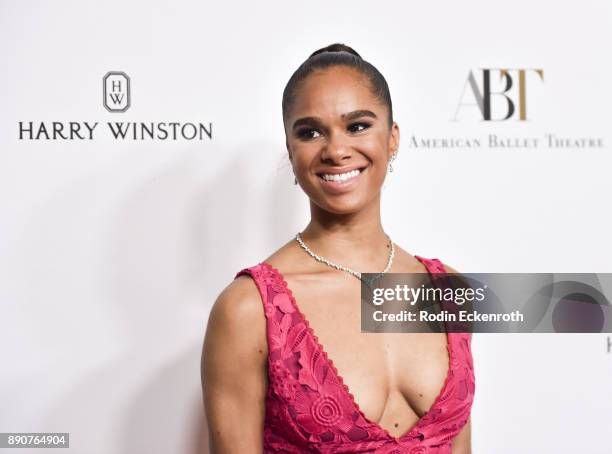 Ballet dancer Misty Copeland attends the American Ballet Theatre's annual Holiday Benefit Dinner and Performance at The Beverly Hilton Hotel on...