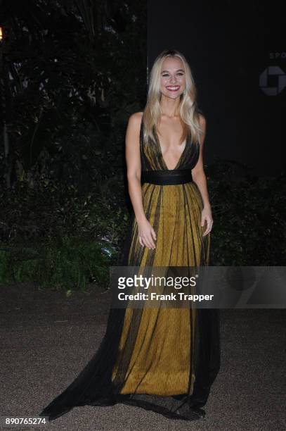 Actress Madison Iseman attends the premiere of Columbia Pictures' "Jumanji: Welcome To The Jungle" held at the TCL Chinese Theater on December 11,...