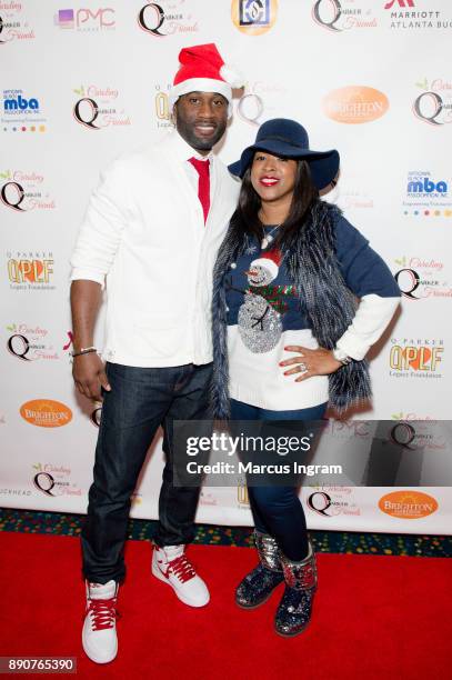 Parker and Sharlinda Parker attend the '5th Annual Caroling with Q Parker and Friends' at Atlanta Marriott Buckhead on December 11, 2017 in Atlanta,...