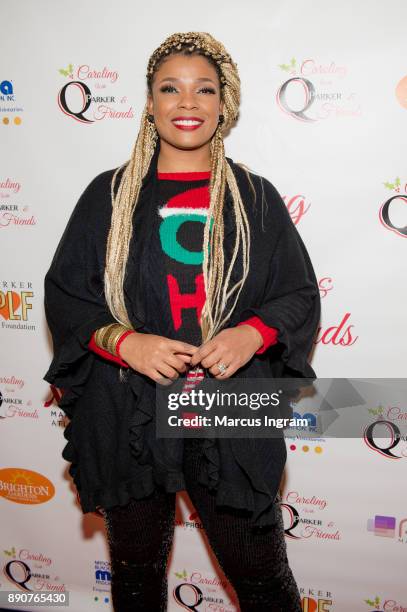 Singer-songwriter Syleena Johnson attends the '5th Annual Caroling with Q Parker and Friends' at Atlanta Marriott Buckhead on December 11, 2017 in...