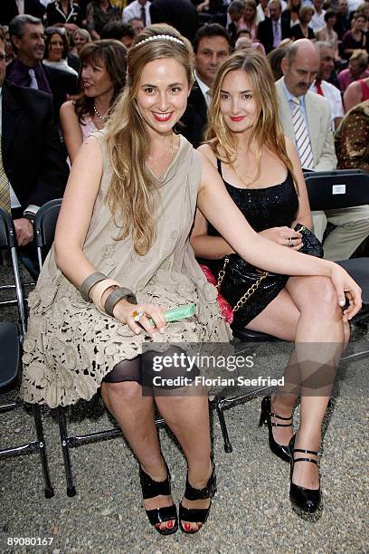 Princess Maria Theresia von Thurn und Taxis and princess Elisabeth Thurn und Taxis attend the Thurn and Taxis castle festival opening on July 17,...