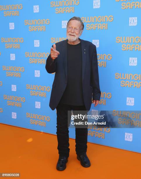 Jack Thompson attends the world premiere of Swinging Safari on December 12, 2017 in Sydney, Australia.