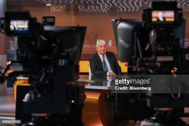 Geoff Drabble, chief executive officer of Ashtead Group Plc, pauses during a Bloomberg Television interview in London, U.K., on Tuesday, Dec. 12,...