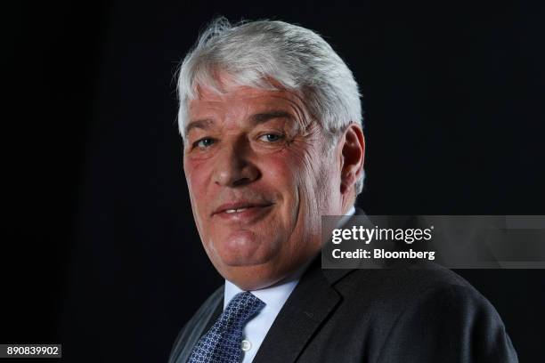 Geoff Drabble, chief executive officer of Ashtead Group Plc, poses for a photograph following a Bloomberg Television interview in London, U.K., on...