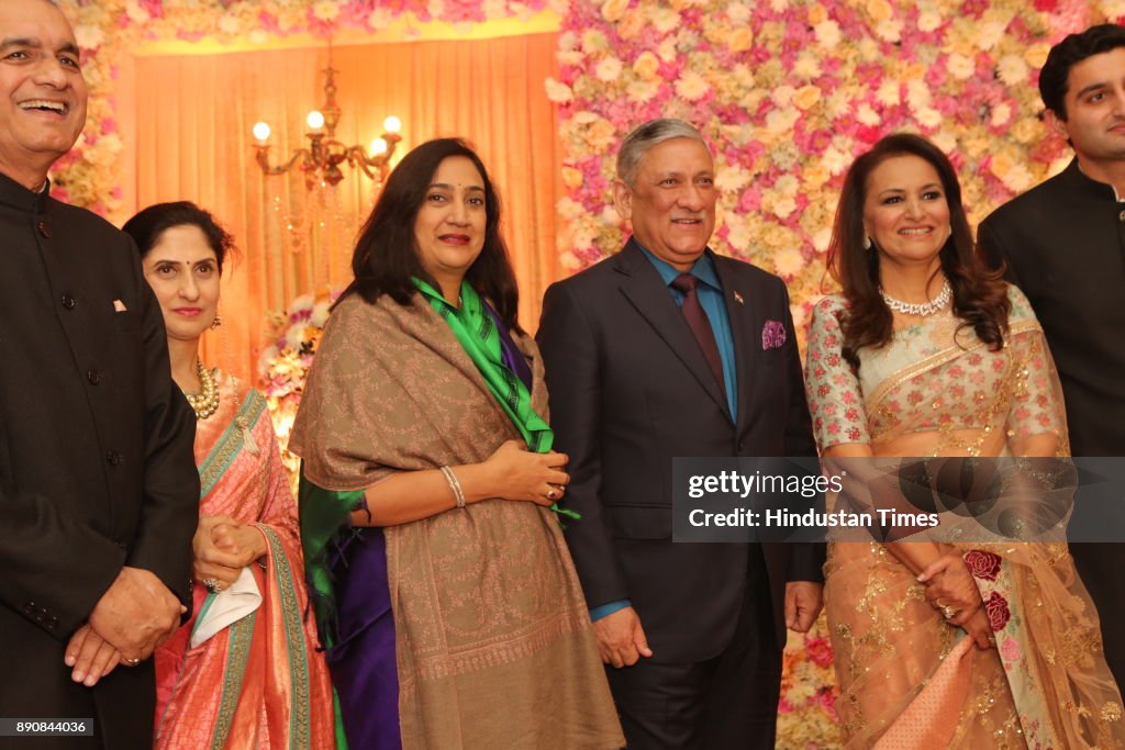 Wedding Reception Of Congress Leader Vivek Tankha's Daughter Vasundhara And Shiv Sharma