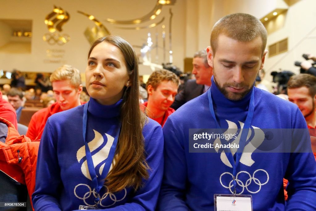 Session of the Russian Olympic Committee