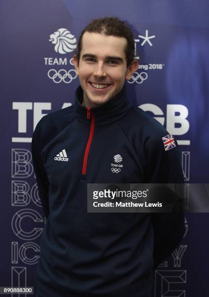 Farrell Treacy of Great Britain pictured during a media day for the Athletes Named in the GB Short Track Speed Skating Team for the PyeongChang 2018...