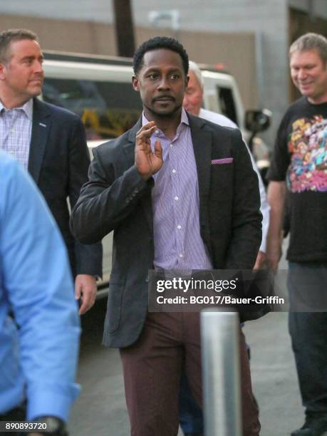 Desmond Howard is seen at 'Jimmy Kimmel Live' on December 11, 2017 in Los Angeles, California.