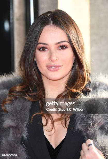 Courtney Green attends the TRIC Awards Christmas lunch at Grosvenor House, on December 12, 2017 in London, England.