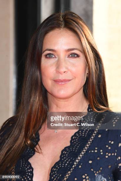 Lisa Snowdon attends the TRIC Awards Christmas lunch at Grosvenor House, on December 12, 2017 in London, England.
