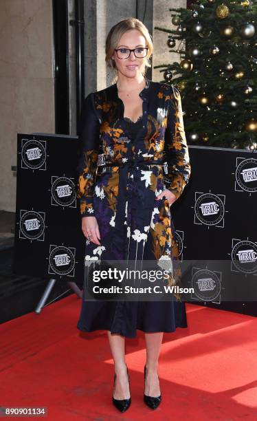 Michelle Dewberry attends the TRIC Awards Christmas lunch at Grosvenor House, on December 12, 2017 in London, England.