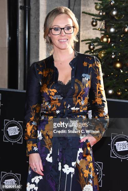 Michelle Dewberry attends the TRIC Awards Christmas lunch at Grosvenor House, on December 12, 2017 in London, England.