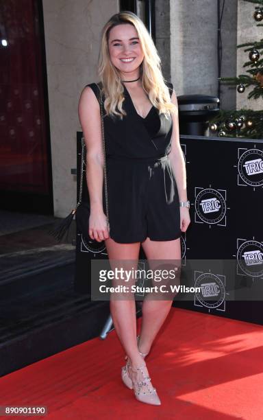 Sian Welby attends the TRIC Awards Christmas lunch at Grosvenor House, on December 12, 2017 in London, England.