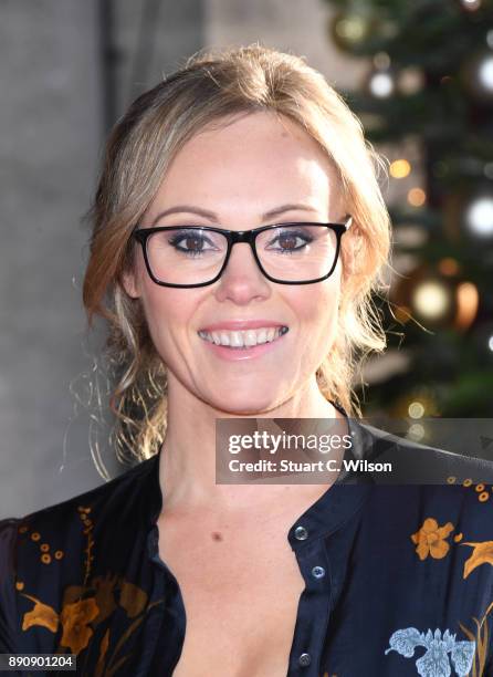 Michelle Dewberry attends the TRIC Awards Christmas lunch at Grosvenor House, on December 12, 2017 in London, England.