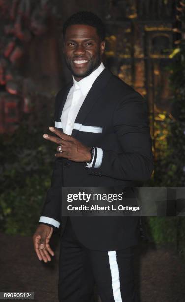 Actor Kevin Hart arrives for the Premiere Of Columbia Pictures' "Jumanji: Welcome To The Jungle" held at The TLC Chinese Theater on December 11, 2017...