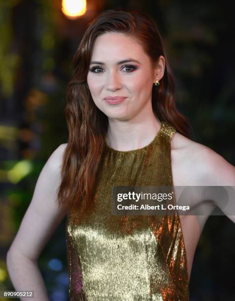 Actress Karen Gillan arrives for the Premiere Of Columbia Pictures' "Jumanji: Welcome To The Jungle" held at The TLC Chinese Theater on December 11,...