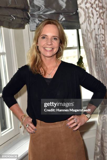 Anja Thyssen attend the DKMS LIFE-Charity Ladies Christmas Lunch at Kaefer Schaenke on December 12, 2017 in Munich, Germany.