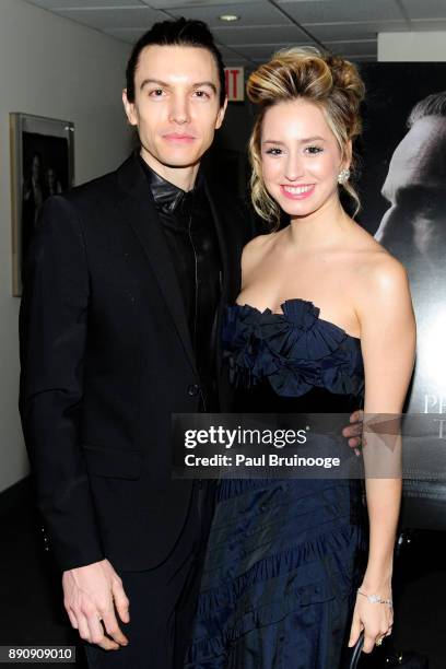 Ian Mellencamp and Jazmin Grace Grimaldi attend the New York premiere of "Phantom Thread" at The Film Society of Lincoln Center, Walter Reade Theatre...